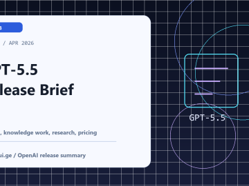 GPT-5.5 release cover