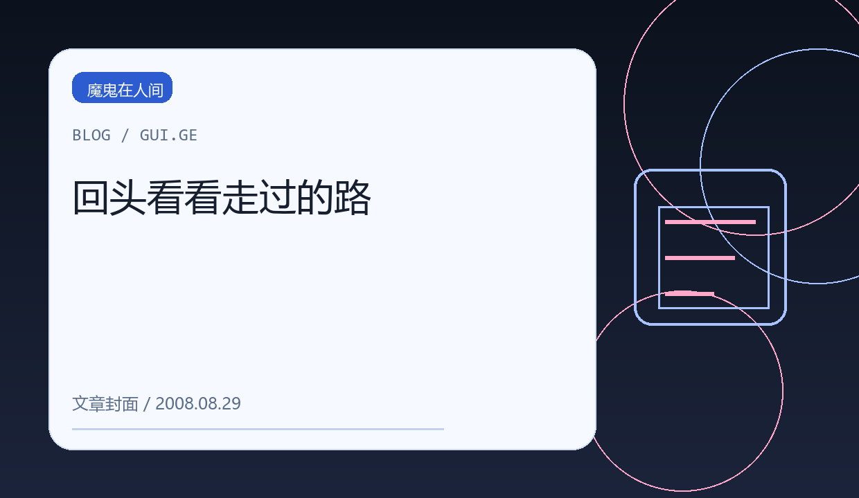回头看看走过的路 缩略图