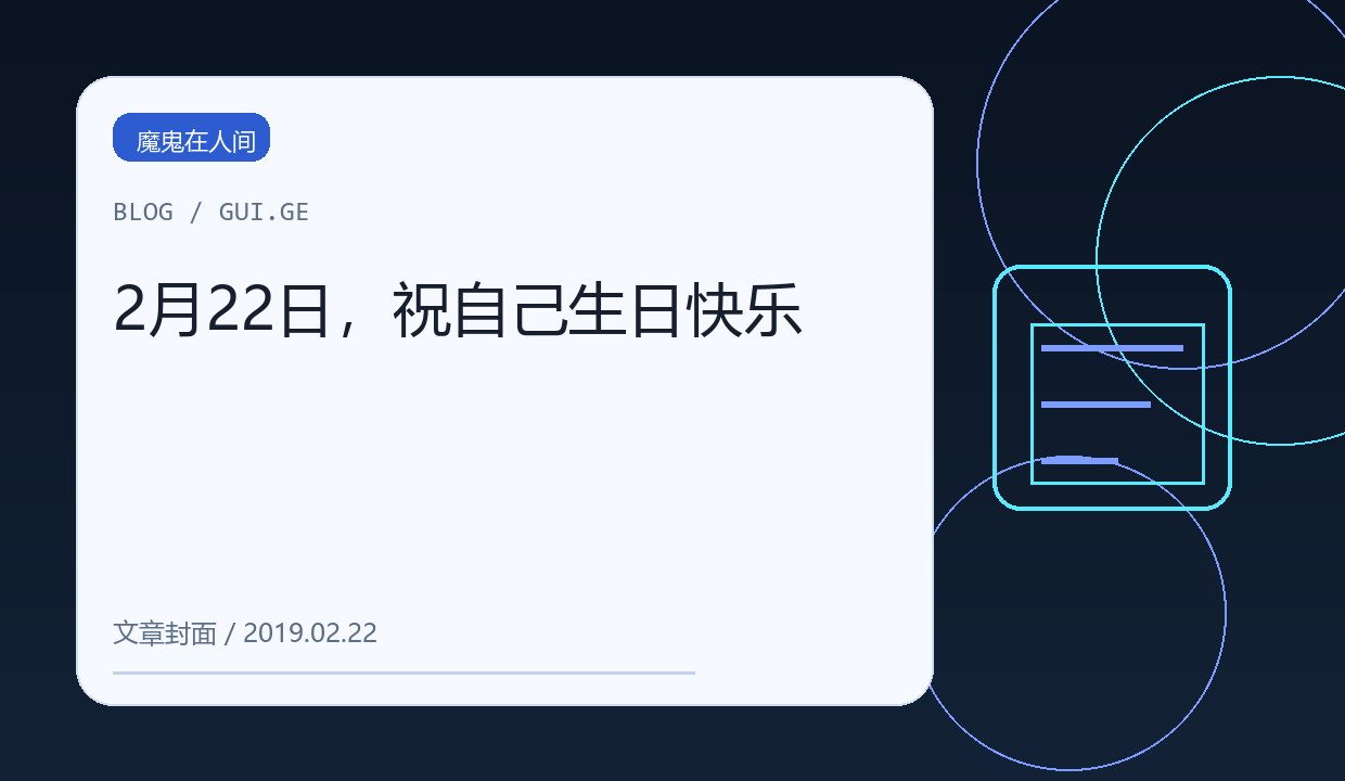 2月22日，祝自己生日快乐 缩略图