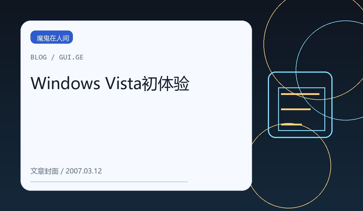 Windows Vista初体验 缩略图