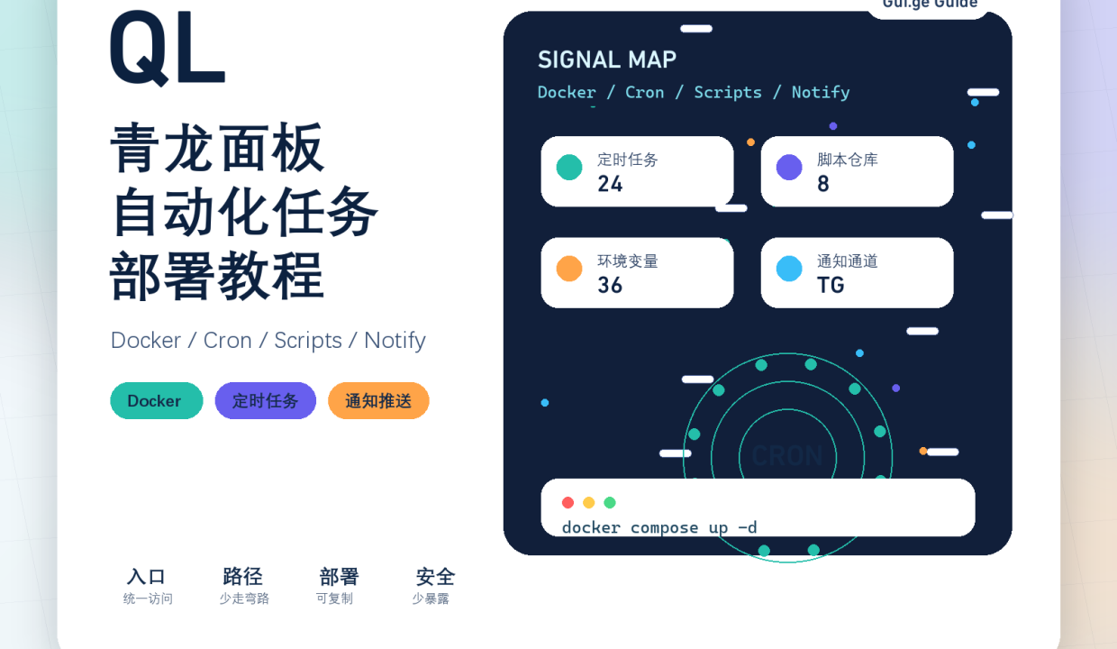 青龙面板 Docker 自动化任务部署教程缩略图